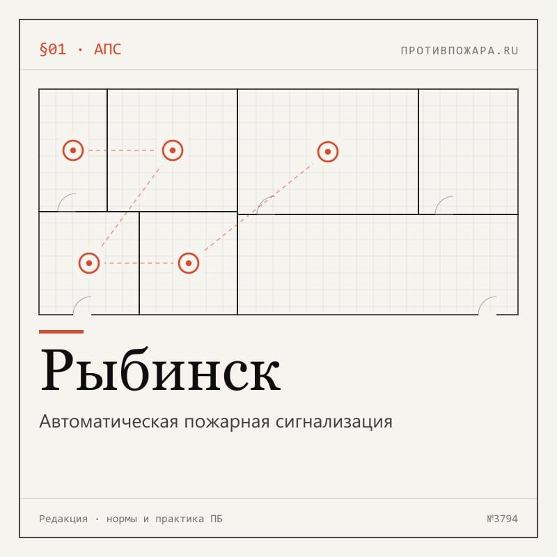 Автоматическая пожарная сигнализация в Рыбинске