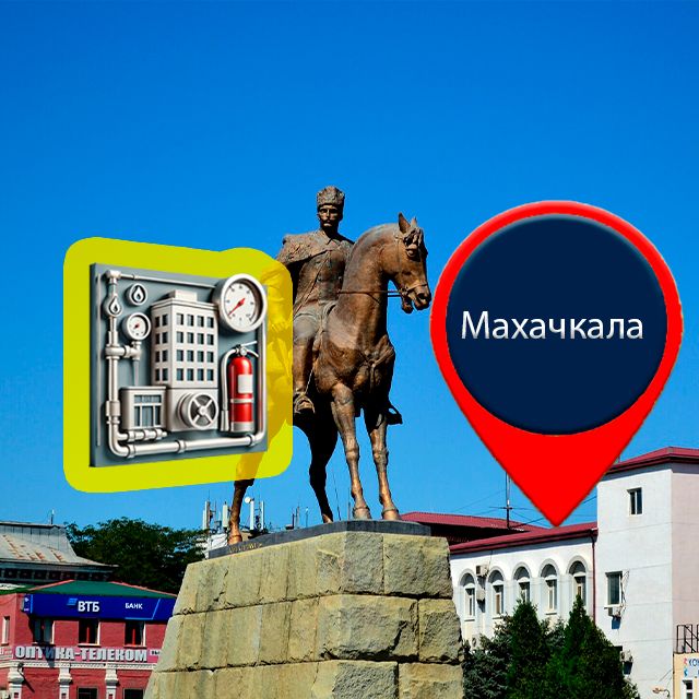 Пожаротушение в Махачкале