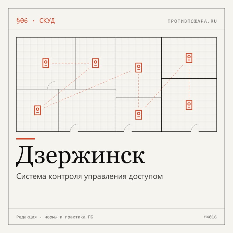 Система контроля управления доступом в Дзержинске