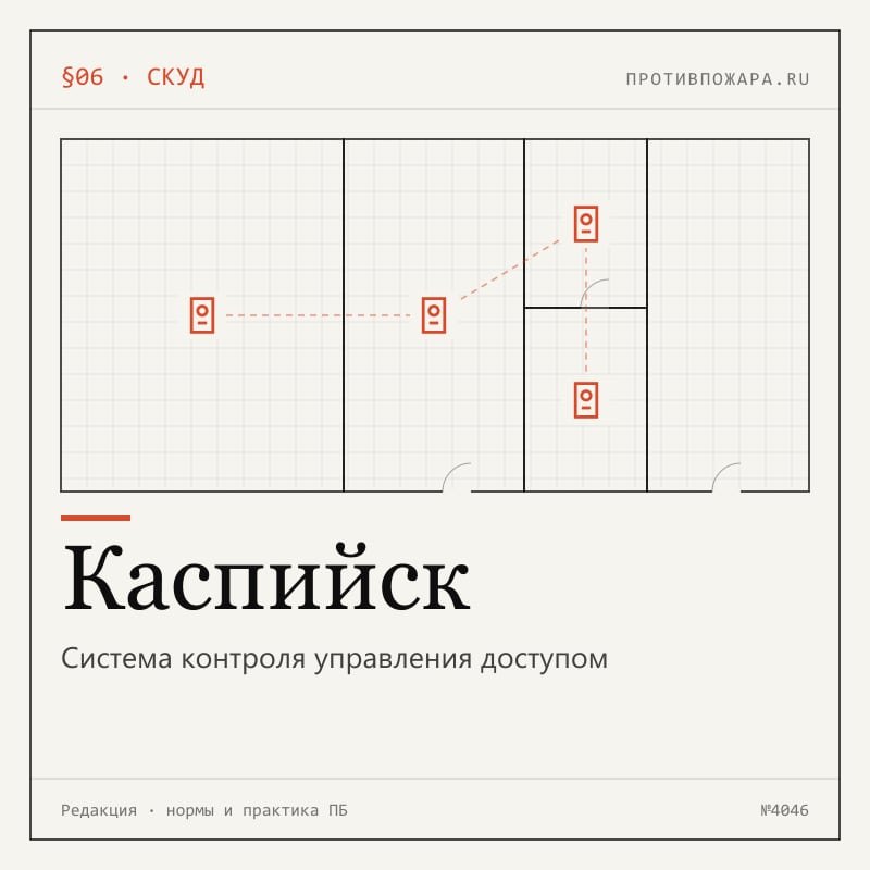 Система контроля управления доступом в Каспийске