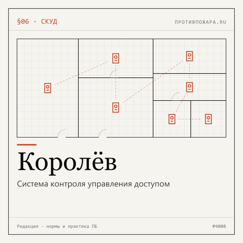 Система контроля управления доступом в Королёве