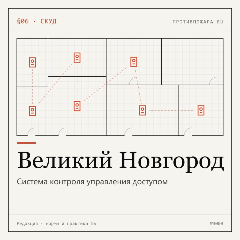 Система контроля управления доступом в Великом Новгороде