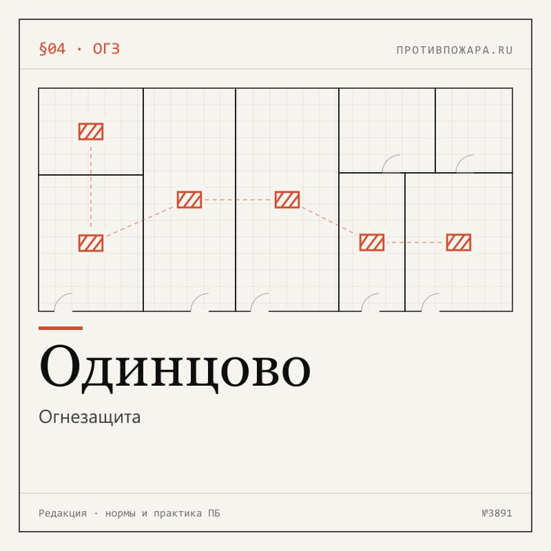 Огнезащита в Одинцово