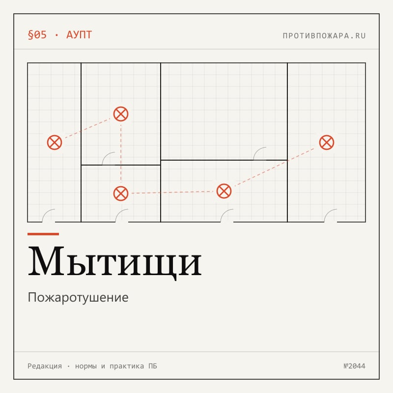 Пожаротушение в Мытищах