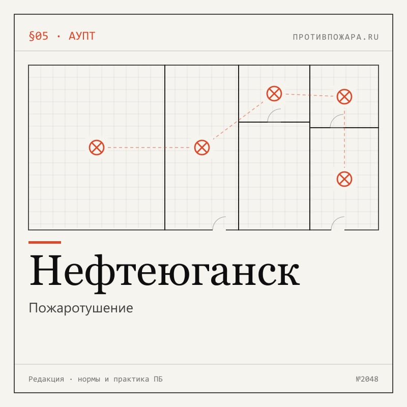 Пожаротушение в Нефтеюганске