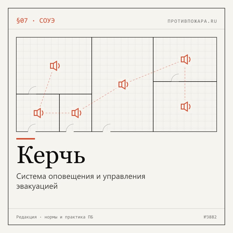 Система оповещения и управления эвакуацией в Керчи