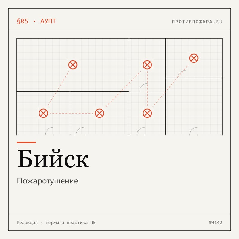 Пожаротушение в Бийске