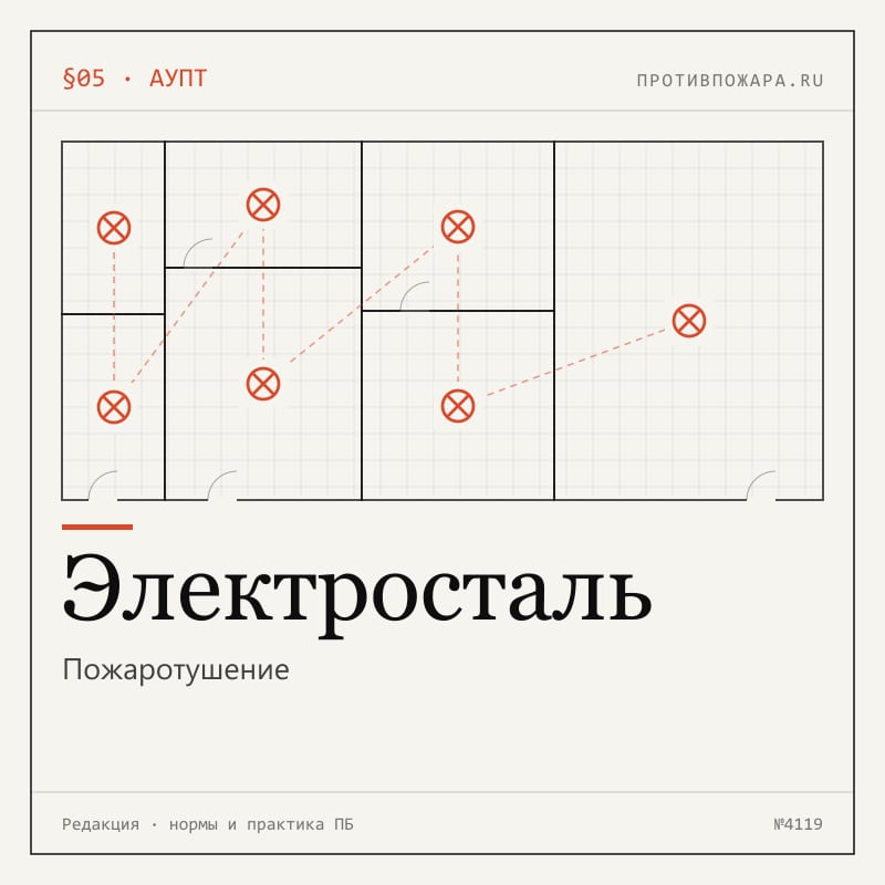 Пожаротушение в Электростали