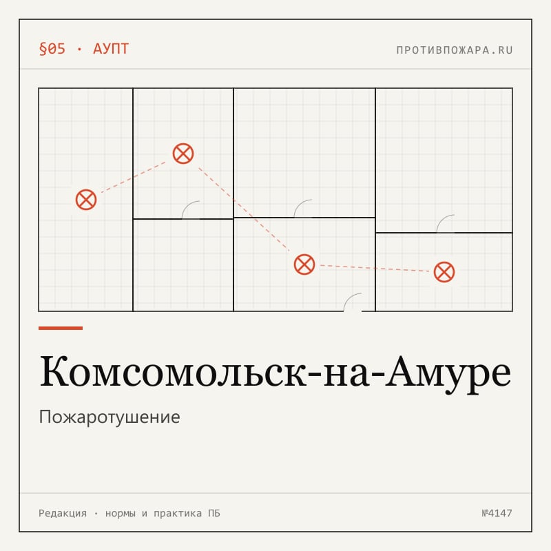 Пожаротушение в Комсомольске-на-Амуре