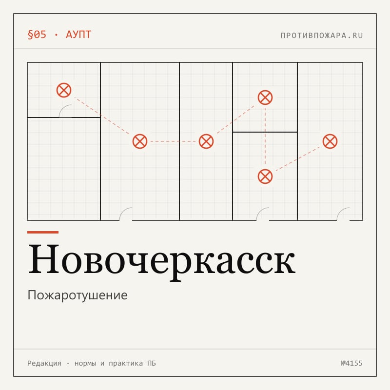 Пожаротушение в Новочеркасске