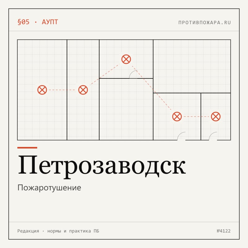 Пожаротушение в Петрозаводске