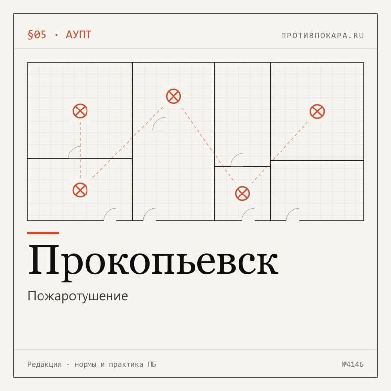 Пожаротушение в Прокопьевске