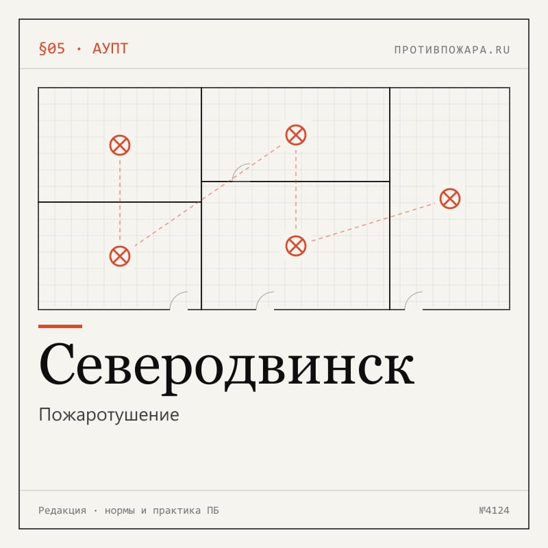 Пожаротушение в Северодвинске