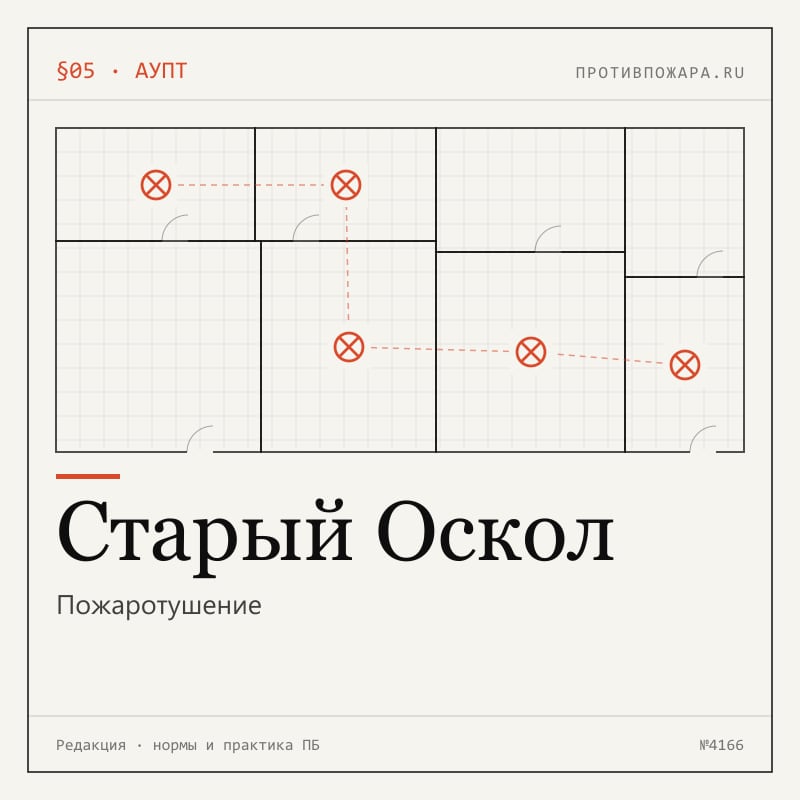 Пожаротушение в Старом Осколе