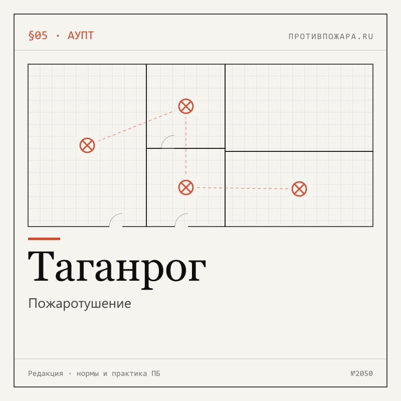 Пожаротушение в Таганроге